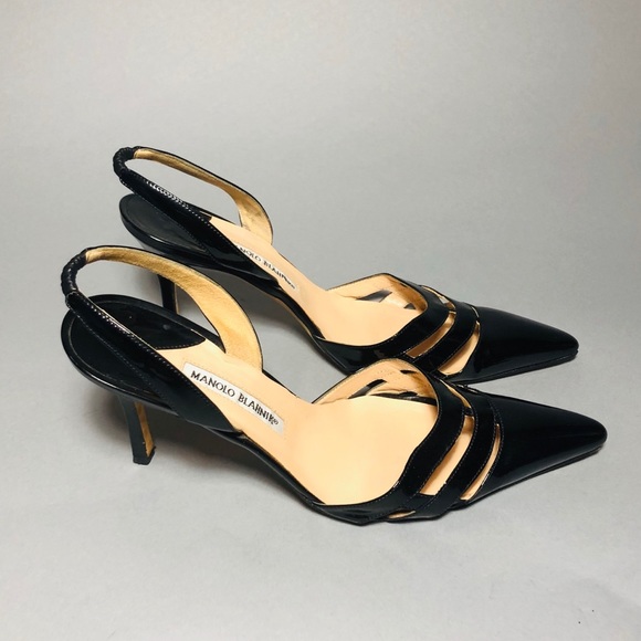 Manolo Blahnik Shoes - Authentic Manolo Blahnik Sling Back Pumps